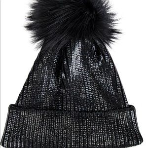 Adrienne Landau NWOT Metallic Hat
